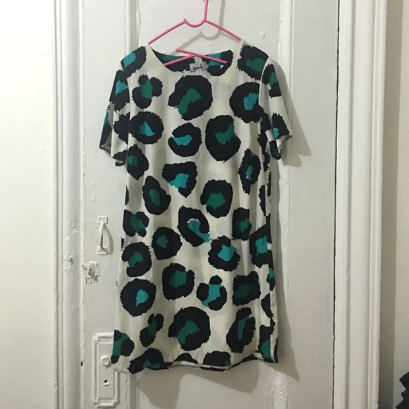 Zack London Print Shift Dress