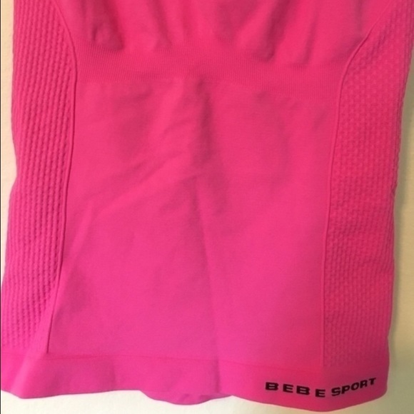 BeBe Sport Pink Workout Tank - Picture 2 of 4