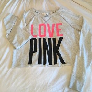 VS PINK Crop Sweater