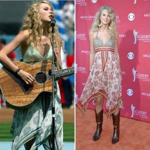 BCBG Silk dress as seen on Taylor Swift