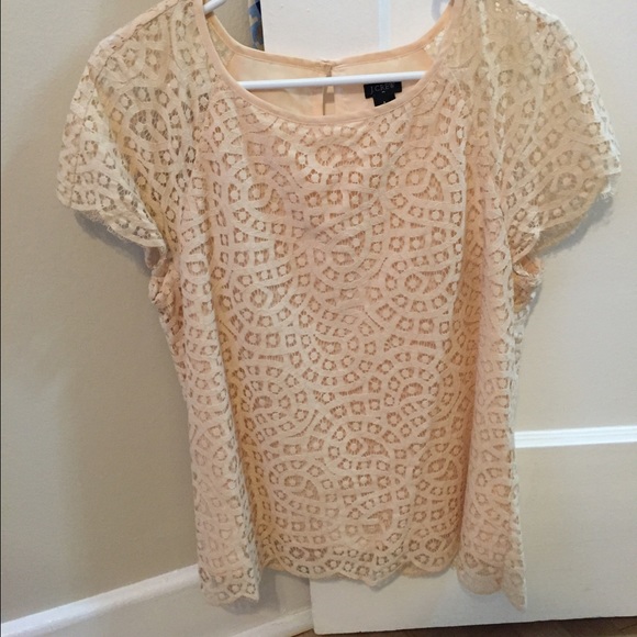 JCrew Lace Top