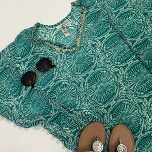 Beaded Pom Pom Beach Cover-up Poncho