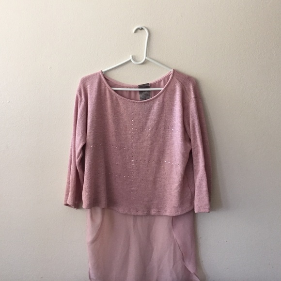 Pink Rhine stone top