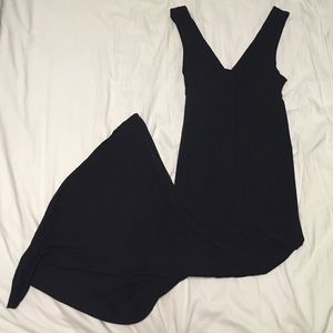 Small JCrew Maxi Dress Navy Blue