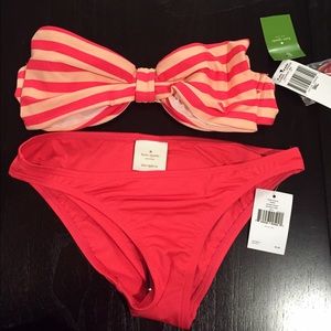 Kate Spade Georgia Beach Striped Bikini