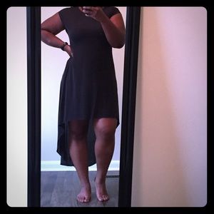High low plus size dress