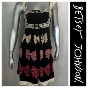 Betsey Johnson silk empire waist dress