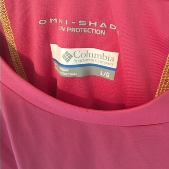 Columbia Pink Workout Tee - Picture 3 of 4