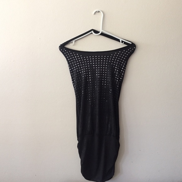 Black, silver top/dress depending on height