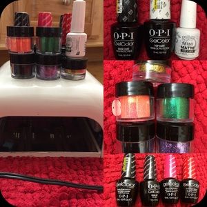 Shellac kit- UV Light, Polish, base and top coat
