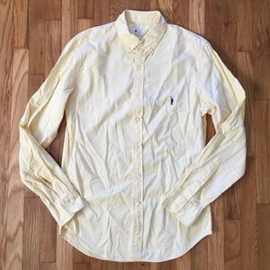 JCrew sunwashed yellow Oxford button down size S