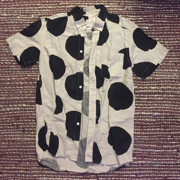 Polka Dot Button Up