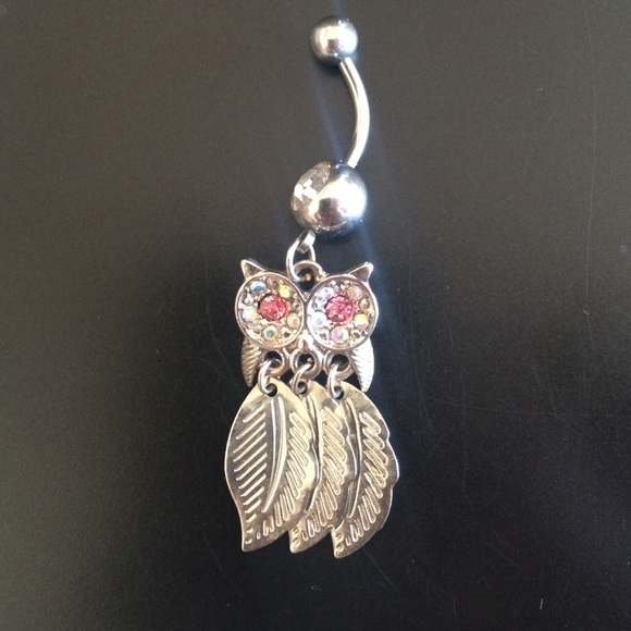 Owl Belly Ring