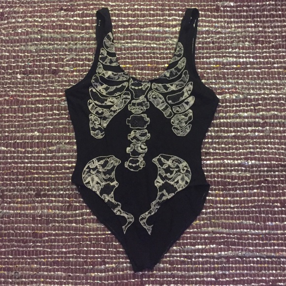 Lace Skull Bodysuit