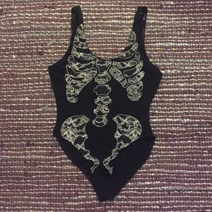 Lace Skull Bodysuit