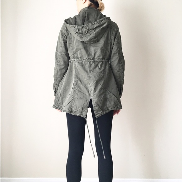 Army green utility jacket - Picture 2 of 4