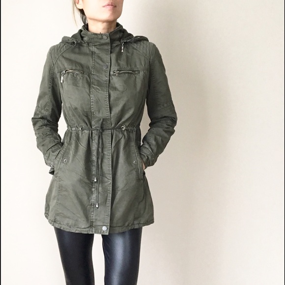 Army green utility jacket - Picture 3 of 4