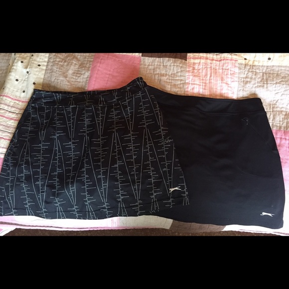4 Excellent condition Slazenger golf skirts