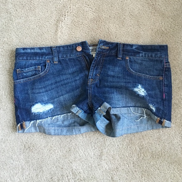 Vs pink jean shorts