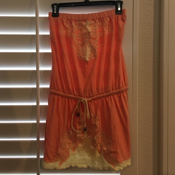 Orange Miss Me tunic/dress small
