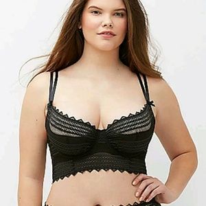 Cacique balconette 46ddd nwot