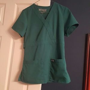 Size small Hunter Green Greys Anatomy Scrub Top