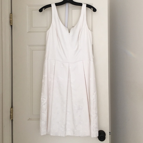 White House black market white dress