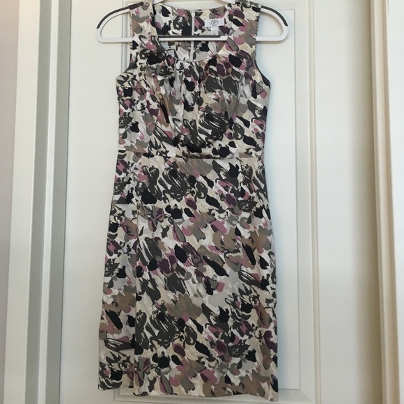 LOFT floral sheath dress