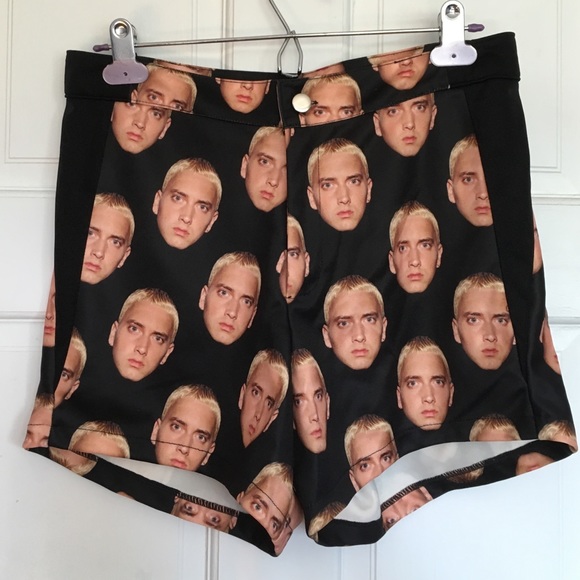 O-mighty Pants - Omighty Eminem all over shorts