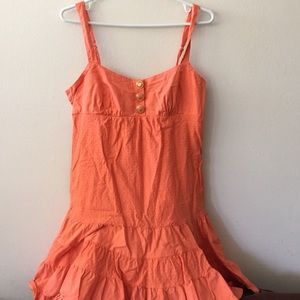 Orange BEBE summer dress