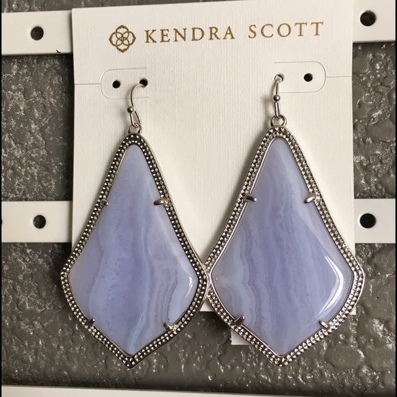 Kendra Scott Jewelry - NWT Kendra Scott blue lace Alexandra earrings