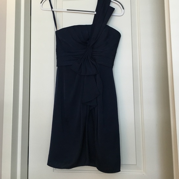 Navy BCBG MaxAzria cocktail dress