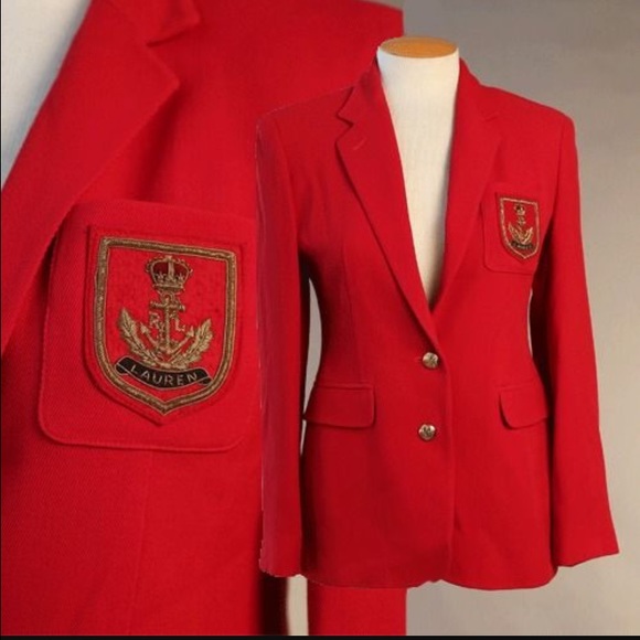 red ralph lauren blazer