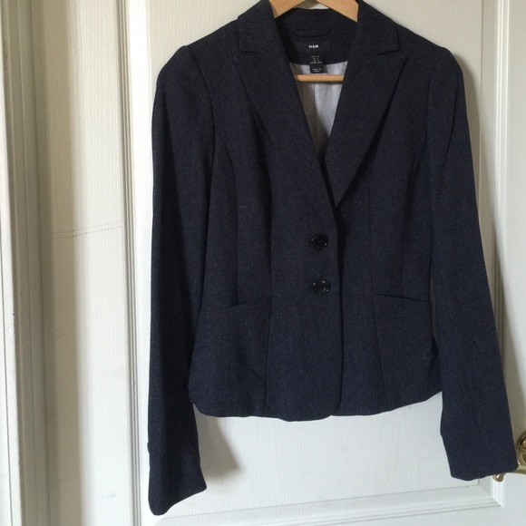 Dark navy-gray blazer