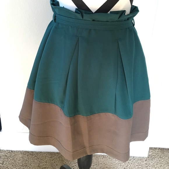 Dark Green Skirt