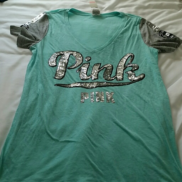 SOLD VS Pink bling shirt sequins NWT SOLD