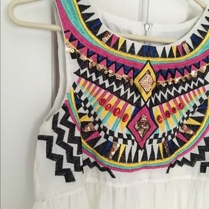 aztec maxi dress