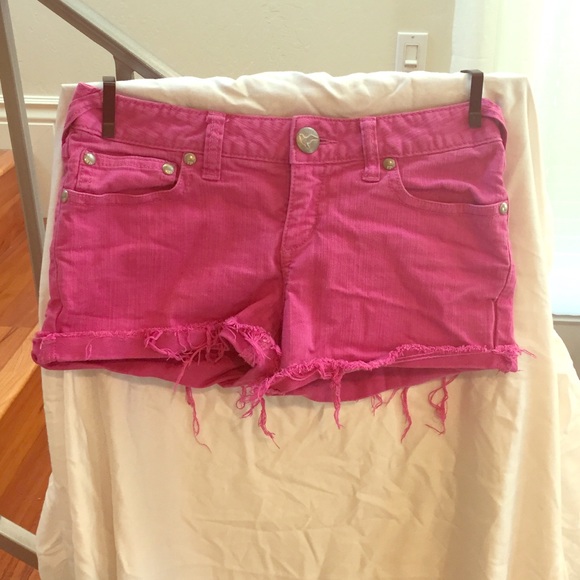 Free people denim shorts