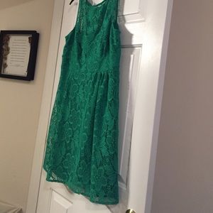 Green lace Studio 1 dress