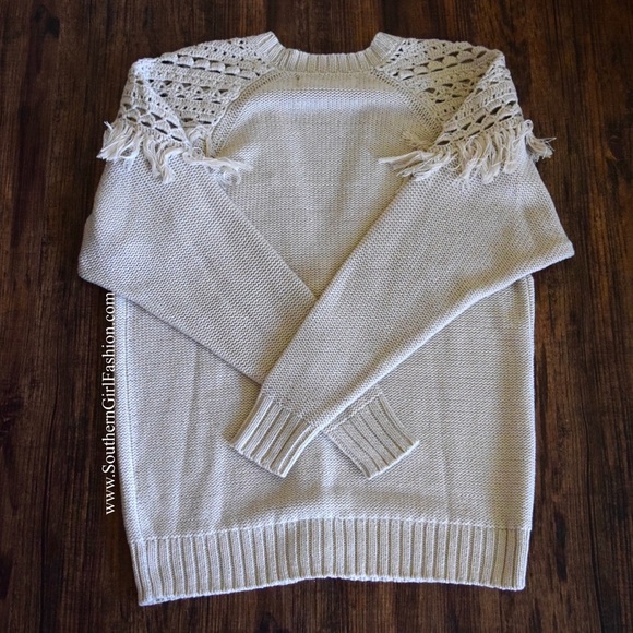 FRINGE CARDIGAN Oversized Slouchy Sweater Jacket - Picture 4 of 4