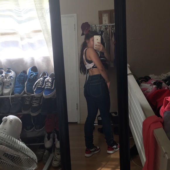 SOLD! American  apparel high waisted pencil jean - Picture 3 of 4