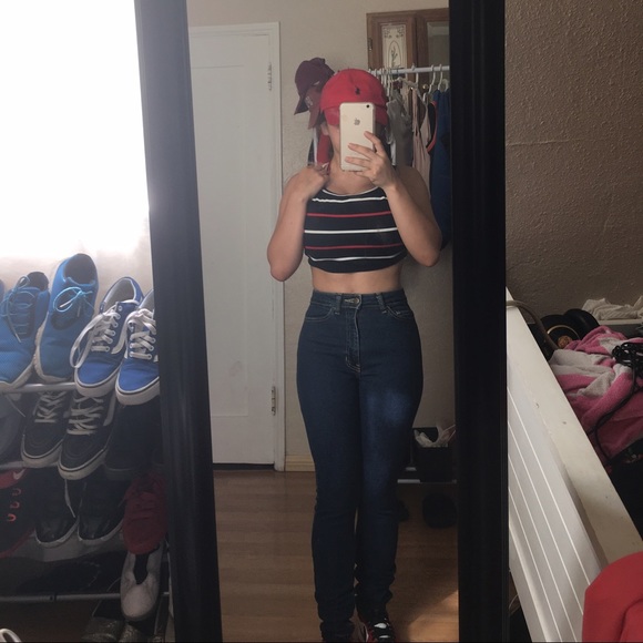 SOLD! American  apparel high waisted pencil jean - Picture 4 of 4