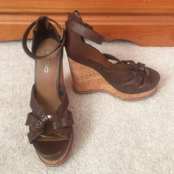 ALDO Brown Wedges