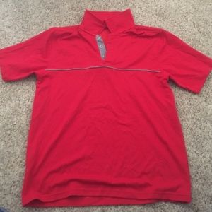 Men's Red collared shirt
