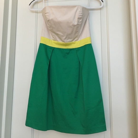 French Connection strapless tulip dress
