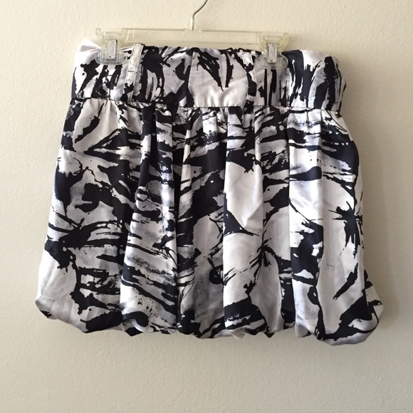 Black and white skirt