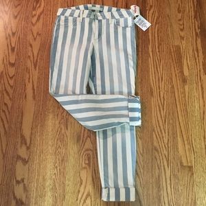 Joe's striped Jean