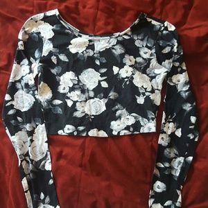 Floral crop top