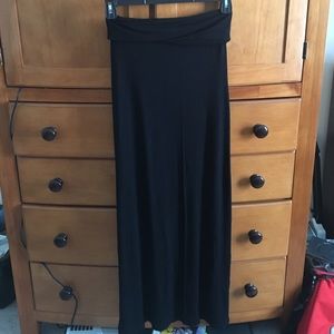 Black maxi skirt