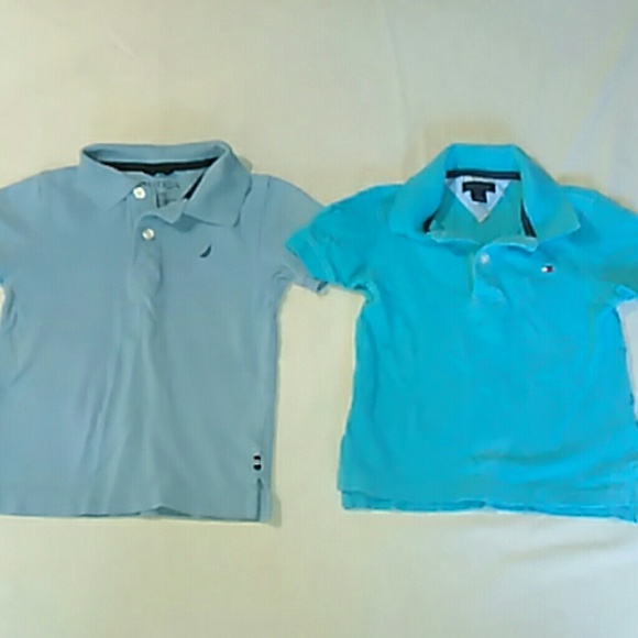 Boys 1 Nautica & 1 Tommy Hilfiger Shirt